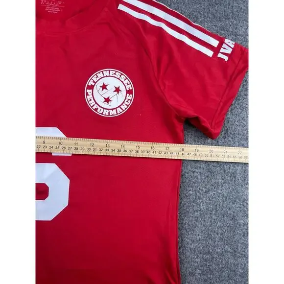 Adidas Red Kids Soccer Jersey Size Medium - Picture 4 of 5